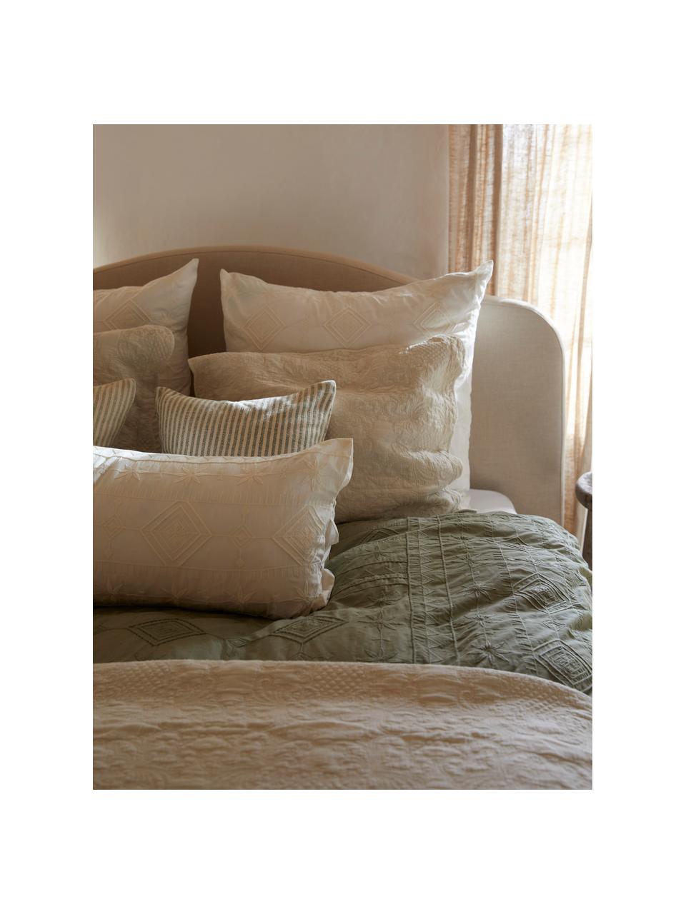 Housse de couette en coton brodé vert Elaine, 100 % coton
Densité du fil 140 fils au pouce carré, qualité standard

Le linge en coton procure une agréable sensation de douceur sur la peau, absorbe bien l'humidité et convient aux personnes allergiques, Vert, 140 x 200 cm