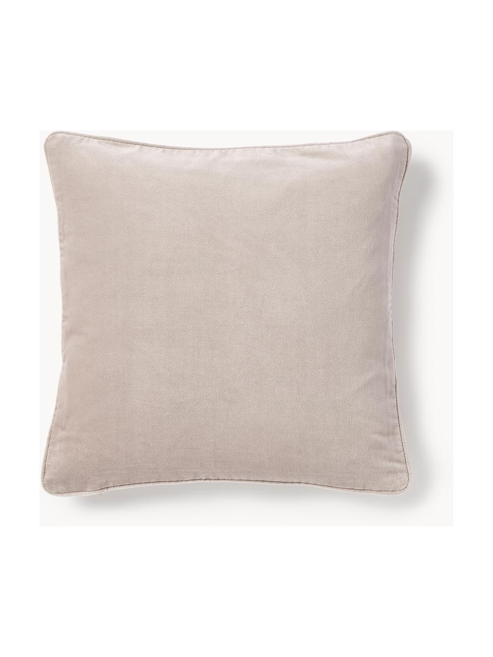 Housse de coussin en velours Dana, 100 % coton

Le matériau est certifié STANDARD 100 OEKO-TEX®, 21.HCN.84376, Hohenstein, Gris, larg. 50 x long. 50 cm