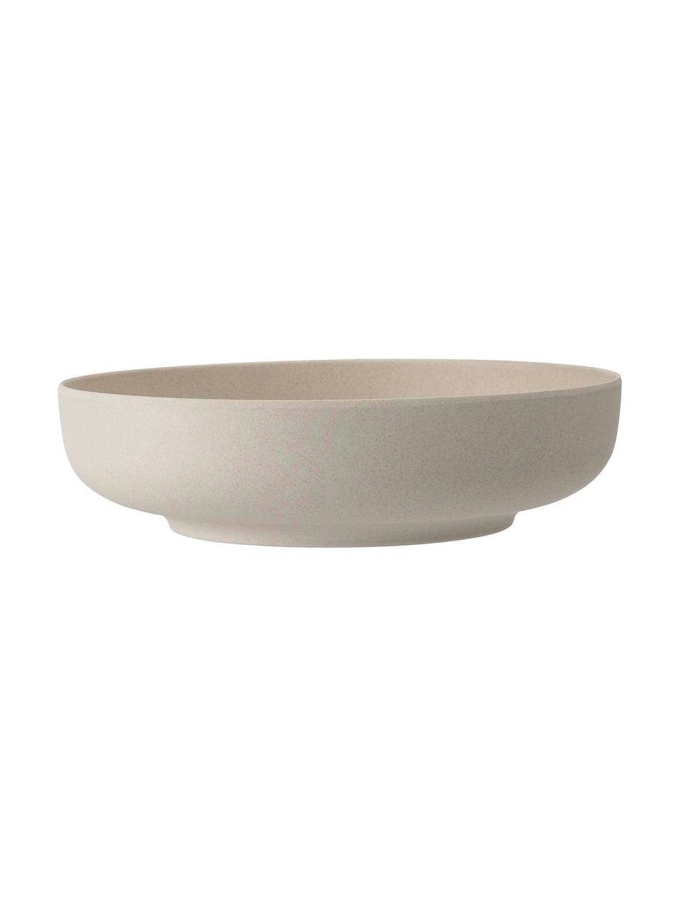 Contenitore Java, Coperchio: legno di caucciù, Bianco, beige, Ø 26 x Alt. 8 cm