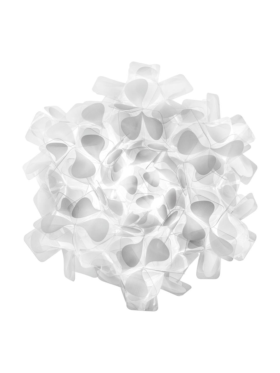 Design Deckenleuchte Clizia Mama aus Kunststoff, Lampenschirm: Technopolymer Opalflex®, Weiß, Grau, Ø 53 x H 20 cm