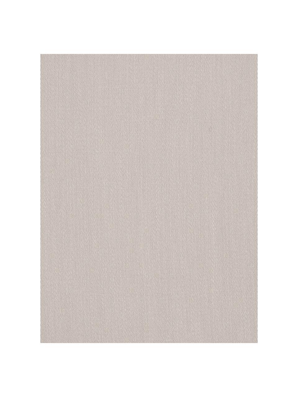 Baumwollsatin-Bettdeckenbezug Comfort, Webart: Satin, leicht glänzend Fa, Taupe, B 200 x L 210 cm