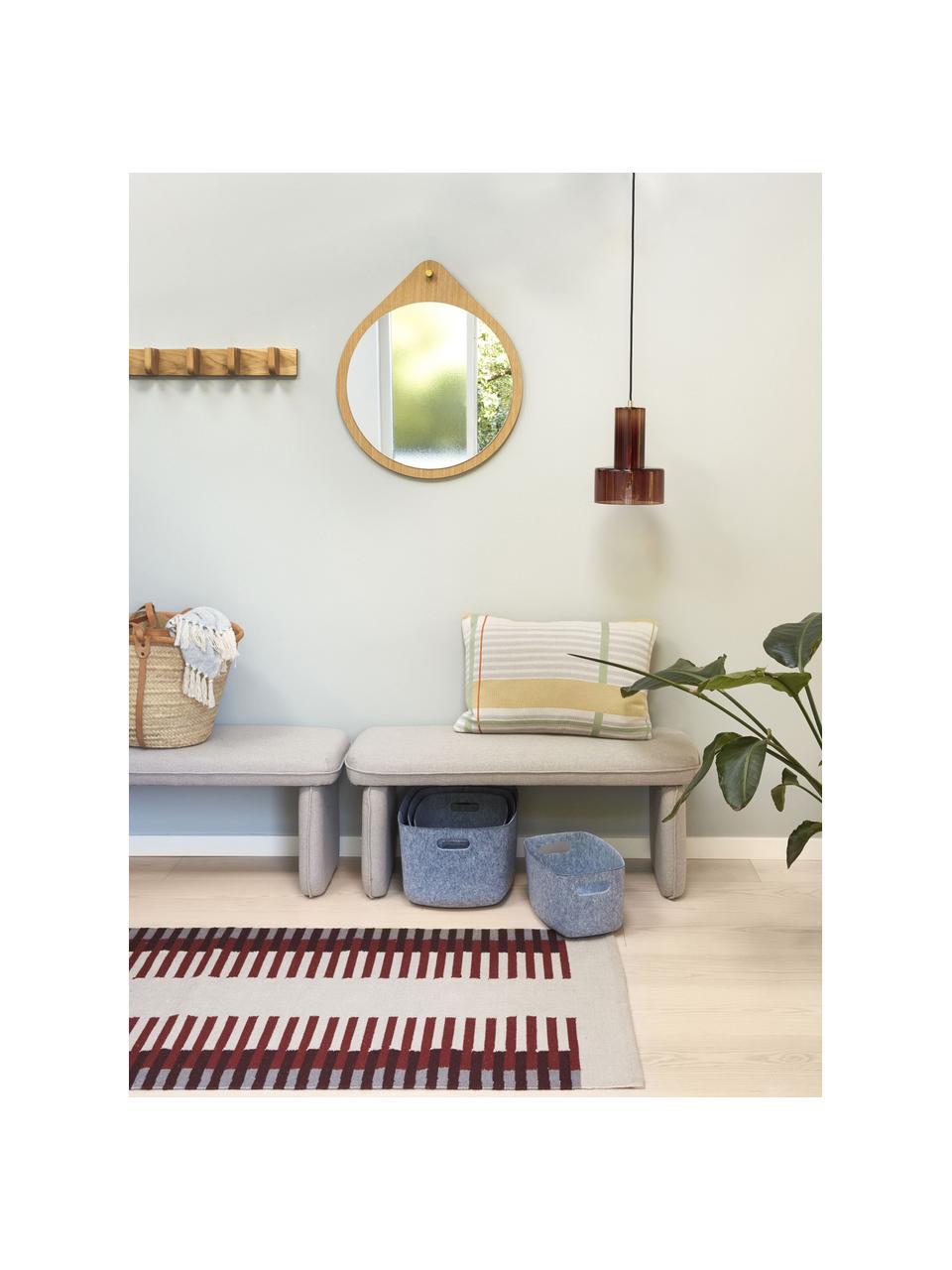 Čalouněná lavice Mellow, Béžová, Š 100 cm, V 40 cm