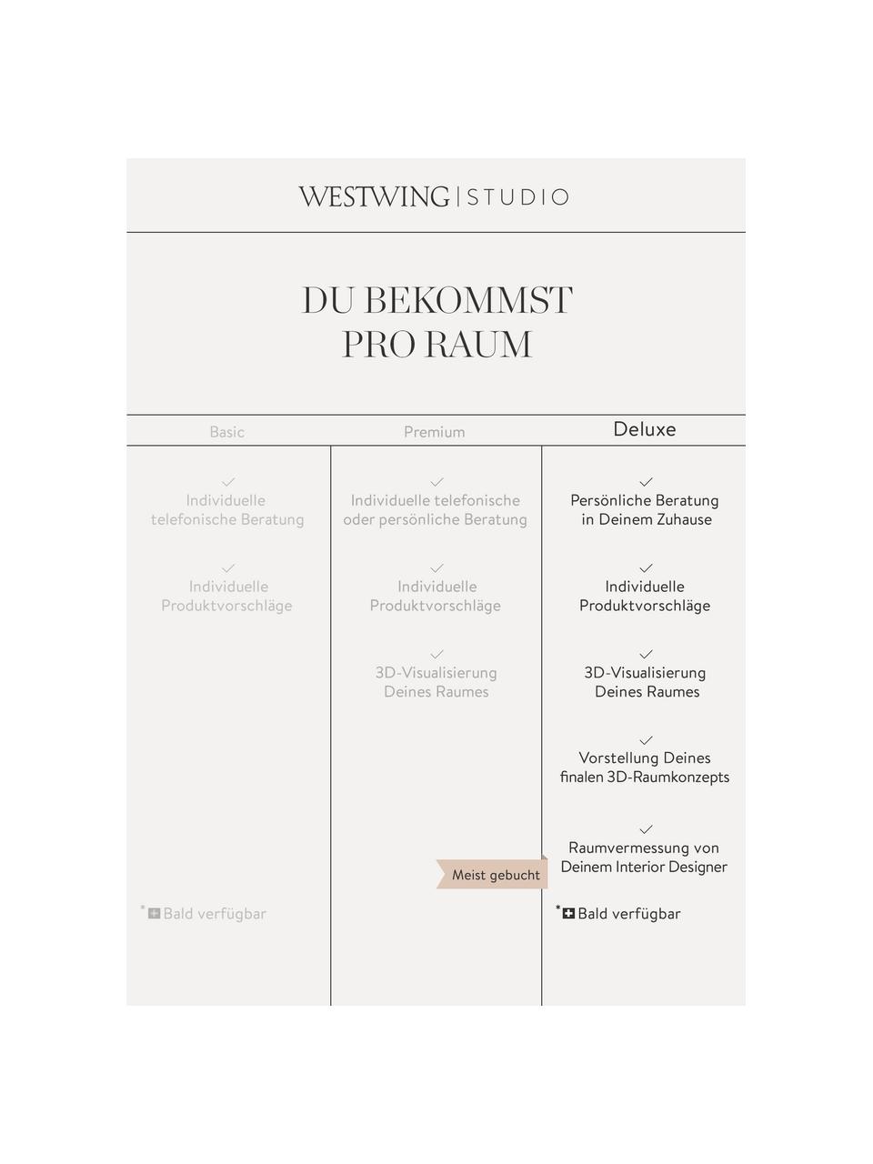 Deluxe Beratung für deinen Wohnbereich, Digitaler Gutschein.
Nach Erhalt Deiner Bestellung, wirst Du zeitnah von uns kontaktiert und vereinbaren Dein telefonisches Beratungsgespräch mit Deinem persönlichen Interior Designer., Bunt, Wohnbereich(e)