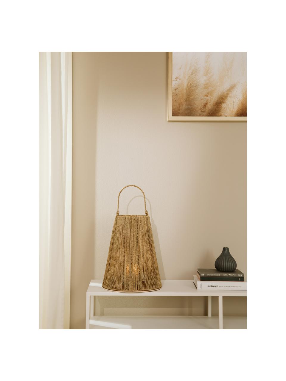 Lanterne jute Nio, Brun, Ø 28 x haut. 34 cm