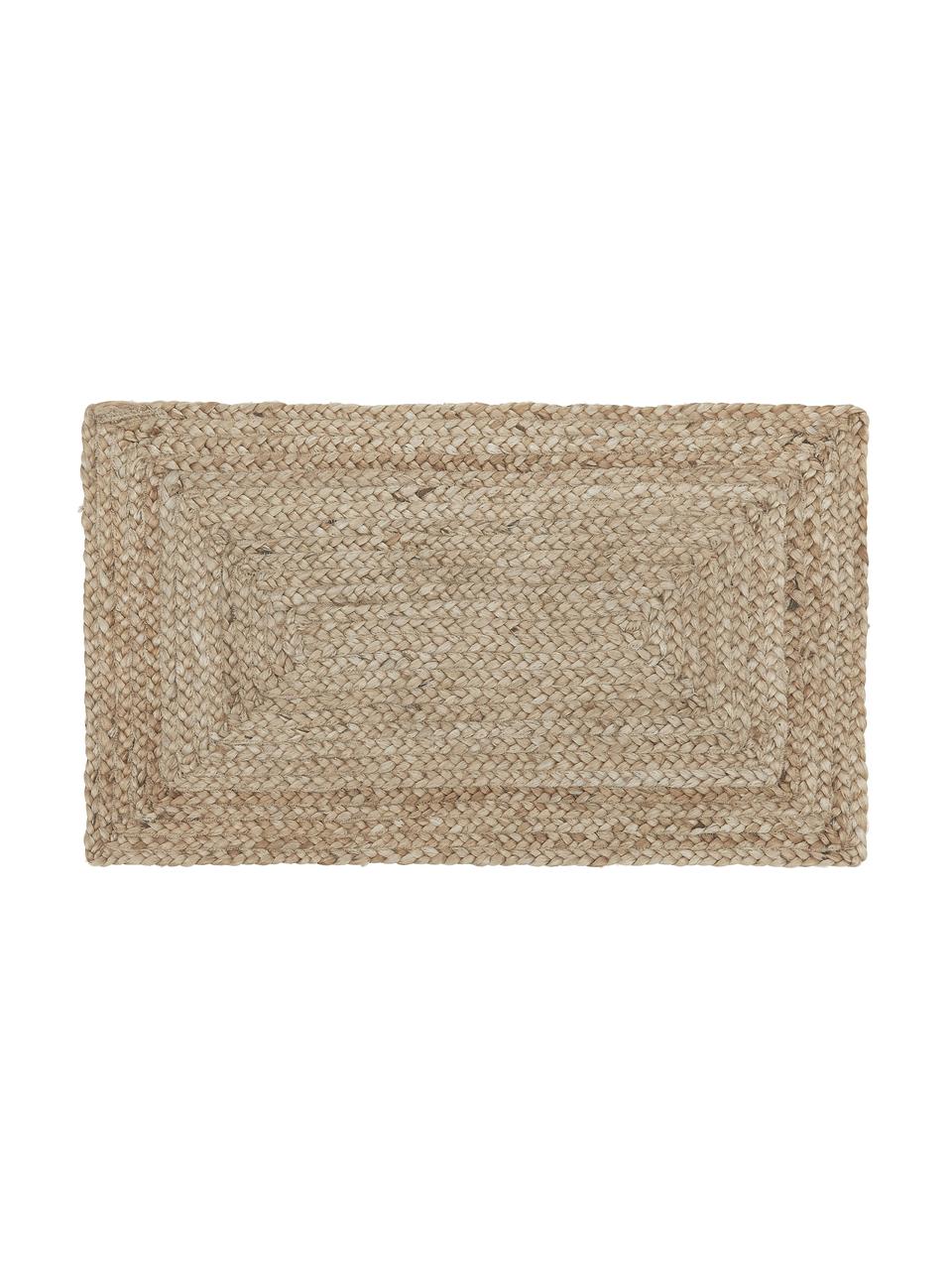 Zerbino in juta Sharmila, 100% juta, Marrone, Larg. 45 x Lung. 75 cm