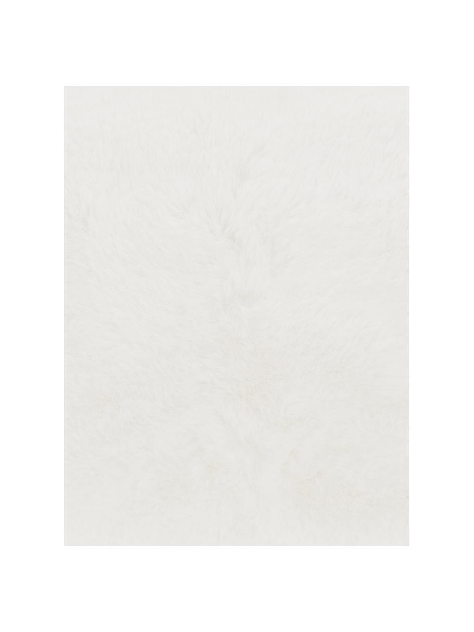 Plyšová deka z umelej kožušiny Mette, Biela, Š 150 x D 200 cm