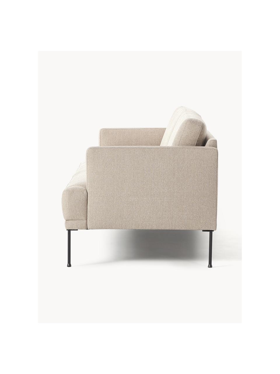 Sofa Fluente (3-Sitzer), Bezug: 100% Polyester 35.000 Sch, Gestell: Massives Kiefernholz, Webstoff Beige, B 196 x T 85 cm