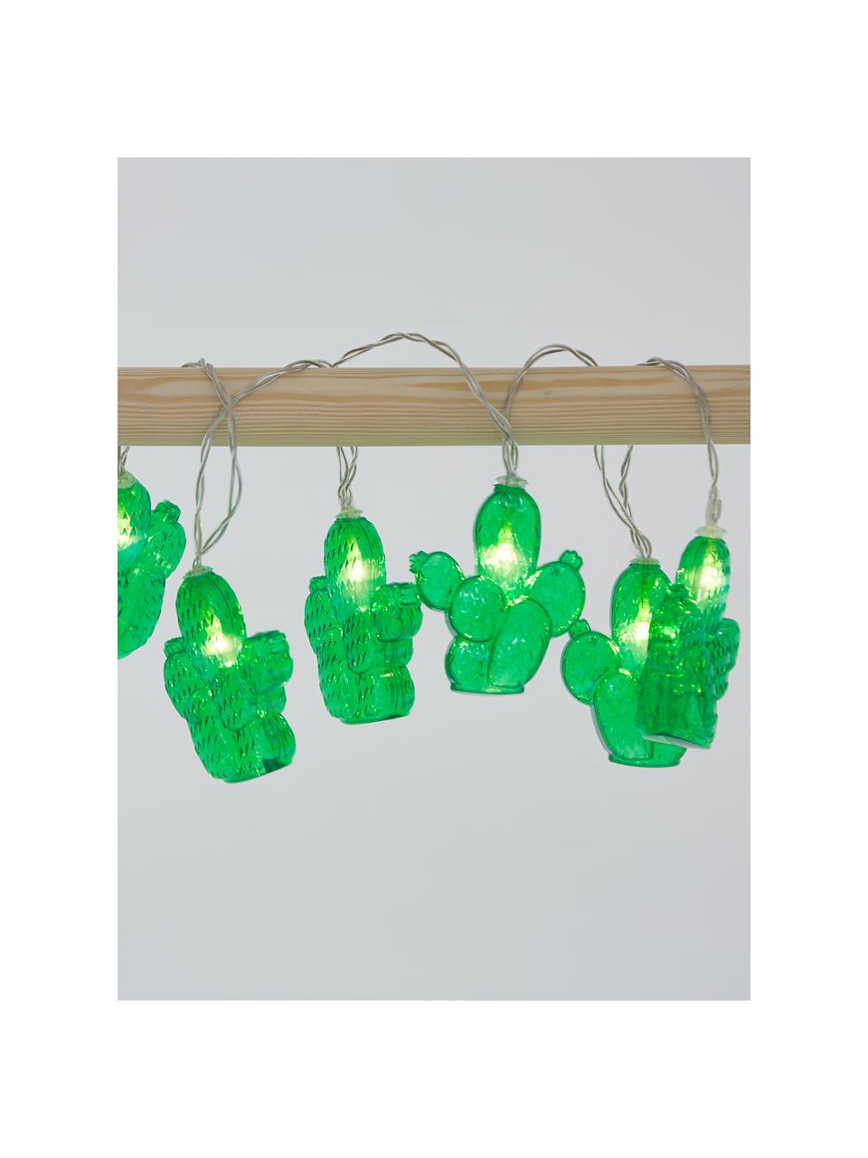 Girlanda świetlna z lampkami LED Desert, Tworzywo sztuczne, Zielony, D 135 cm