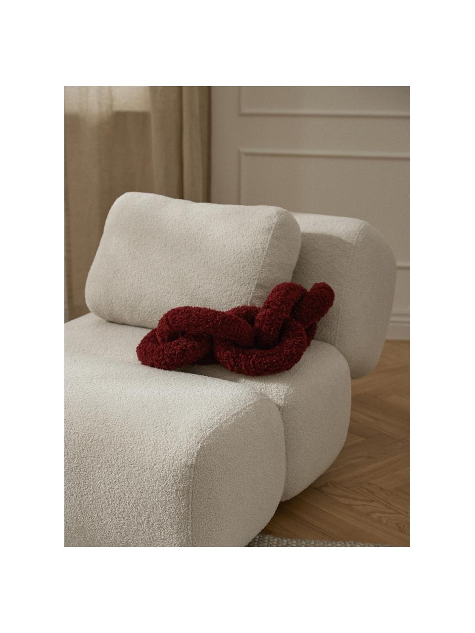 Teddy-Sessel Caterpillar, Bezug: Teddy (100 % Polyester) D, Teddy Hellbeige, B 82 x T 118 cm