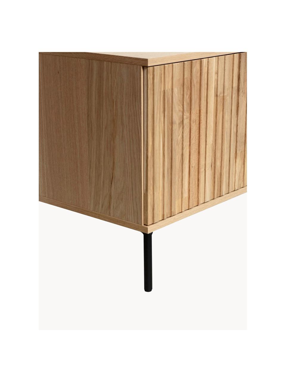 TV skrinka z dubového dreva Avourio, Dubové drevo, Š 150 x V 56 cm