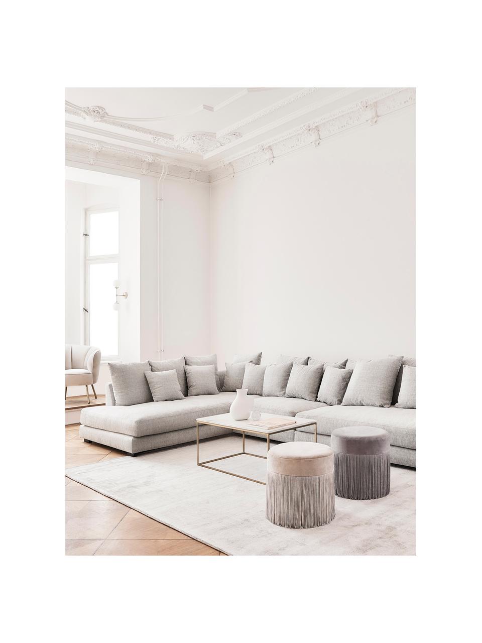 Rohová XL pohovkaTribeca, Hnedosivá, Š 405 x H 228 cm, ľavé rohové prevedenie