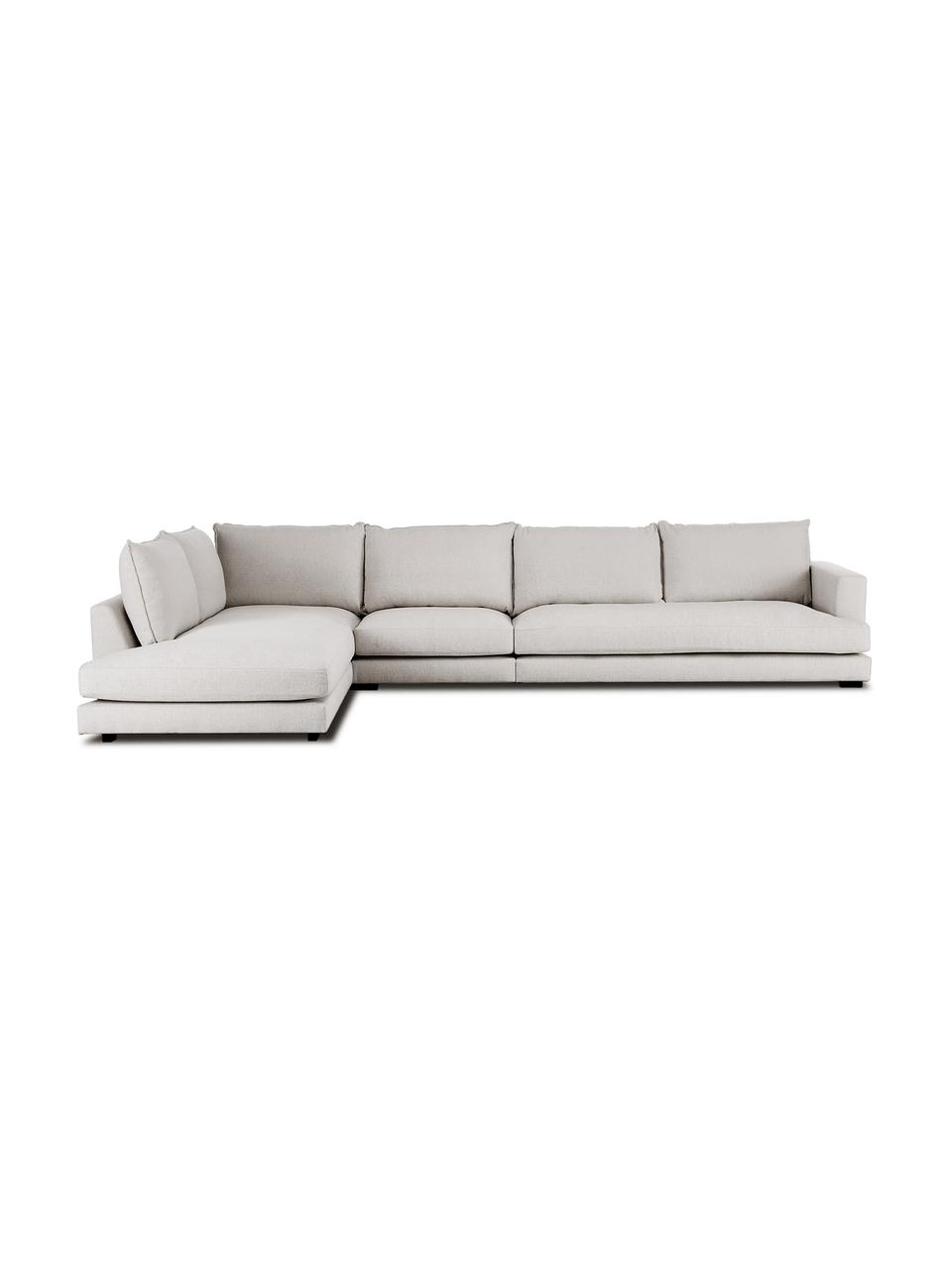 Rohová XL pohovka Tribeca, Greige, Š 405 cm, H 228 cm, levé rohové provedení