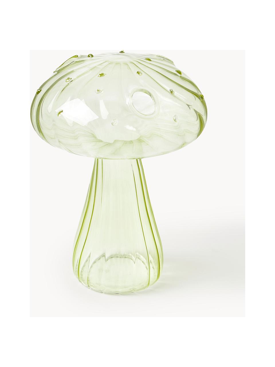 Glas-Vasen Mushroom, 5er-Set, Glas, Bunt, Set mit verschiedenen Größen