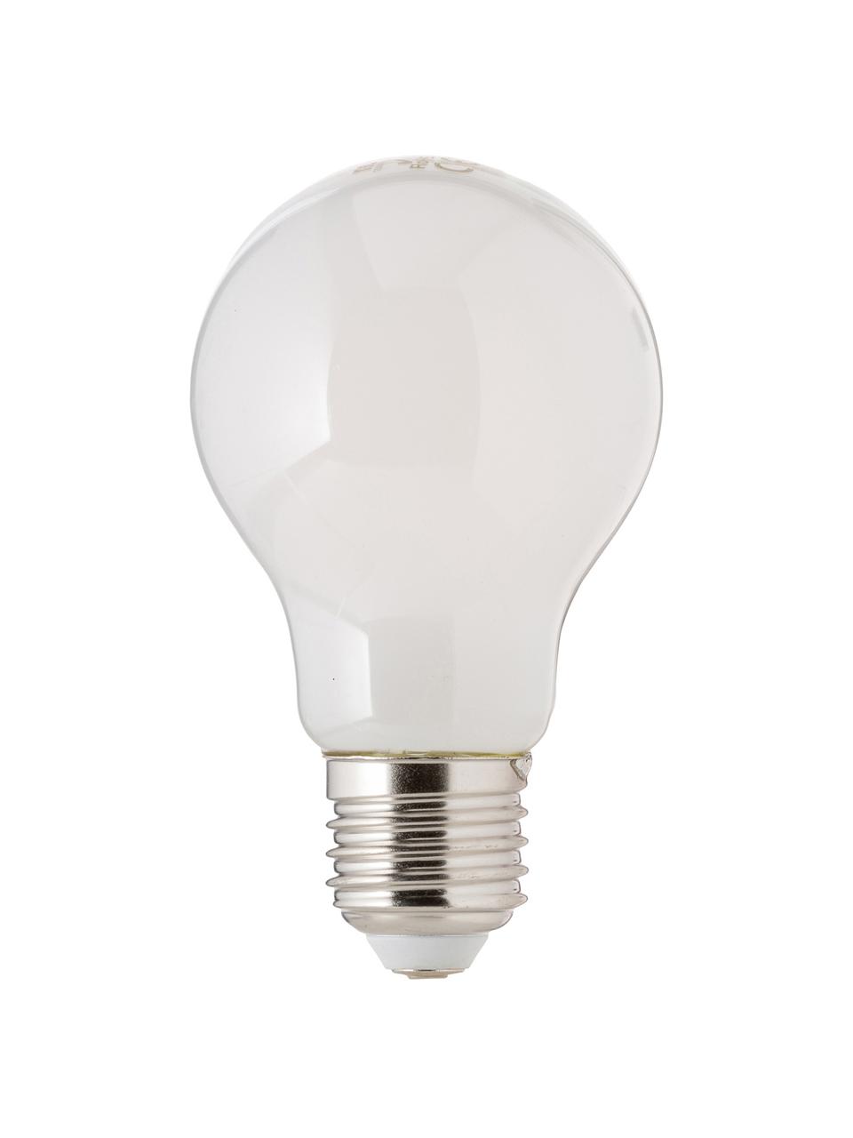 E27 peertje, 4.6 watt, warmwit, 1 stuk, Peertje: opaalglas, Fitting: aluminium, Wit, Ø 6 x H 10 cm