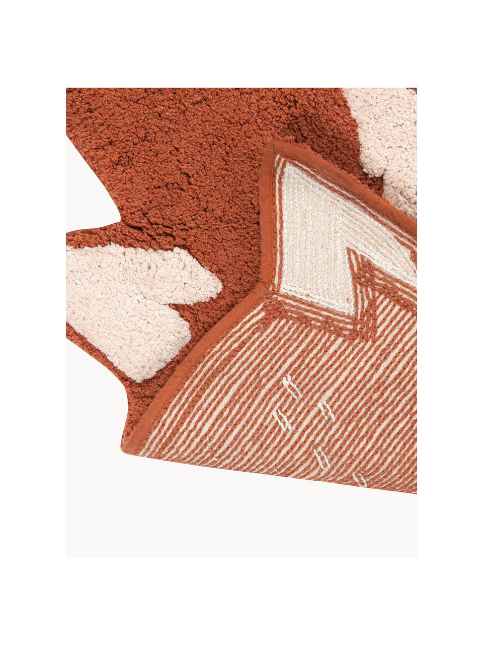 Detský koberec Little Fox, Bavlna, Nugátová, svetlobéžová, Š 110 x V 70 cm