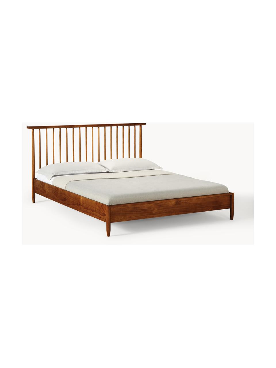 Cama de madera de pino Windsor, con cabecero, Madera de pino macizo

Este producto está hecho de madera de origen sostenible y con certificación FSC®., Madera de pino clara, An 140 x L 200 cm