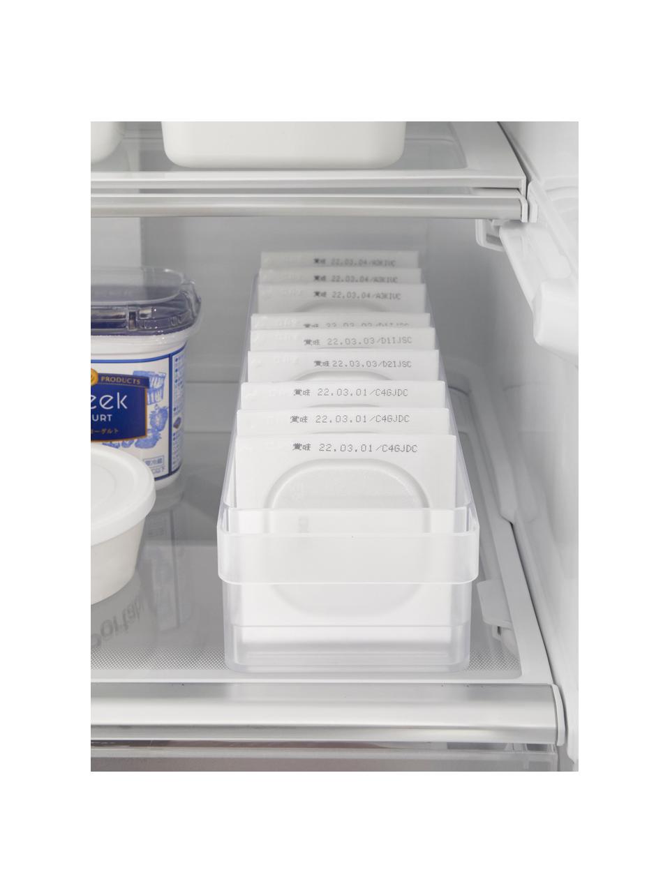 Organiseur de réfrigérateur avec séparateurs Tower, Plastique, Blanc, larg. 11 x prof. 38 cm