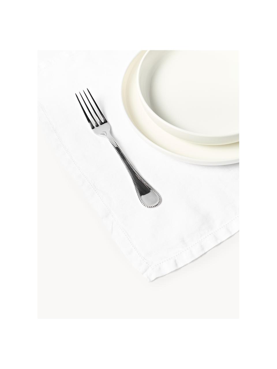 Sets de table en lin avec slogan Alari, 4 pièces, 100 % pur lin, certifié European Flax

Le matériau est certifié STANDARD 100 OEKO-TEX®, 4854CIT, CITEVE, Blanc cassé, rouge, larg. 50 x long. 40 cm