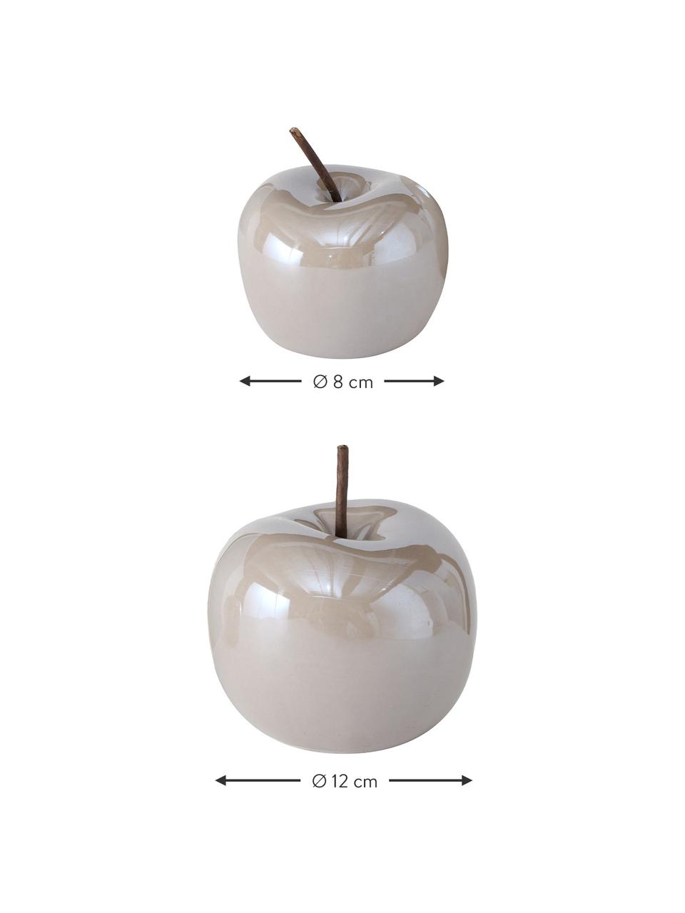 Set 2 oggetti decorativi in dolomite Perly, Dolomite, Grigio, Set in varie misure