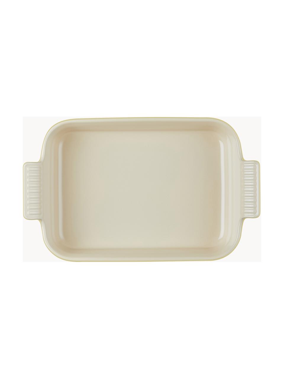 Plat de cuisson rectangulaire Tradition, Grès cérame, Tons jaunes, larg. 33 x haut. 9 cm