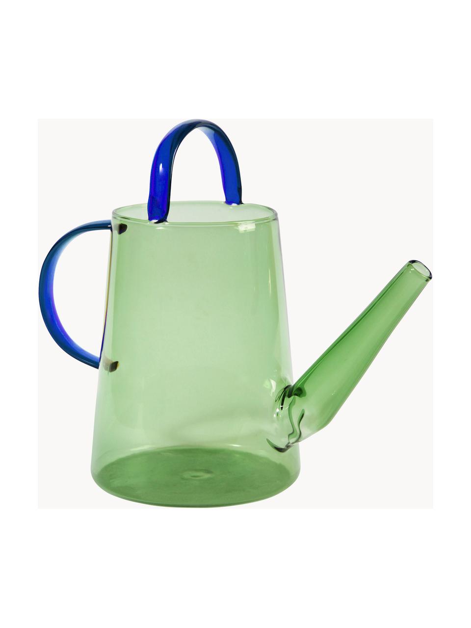 Annaffiatoio in vetro Loop, Vetro, Verde, blu scuro, 1 L