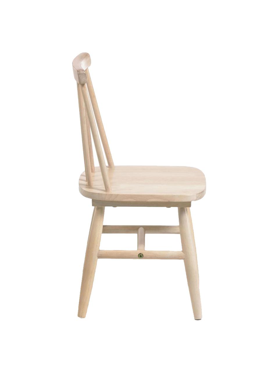 Sedia per bambini in legno di albero della gomma Tressia, Legno di albero della gomma, Legno dell'albero della gomma, Larg. 30 x Prof. 30 cm