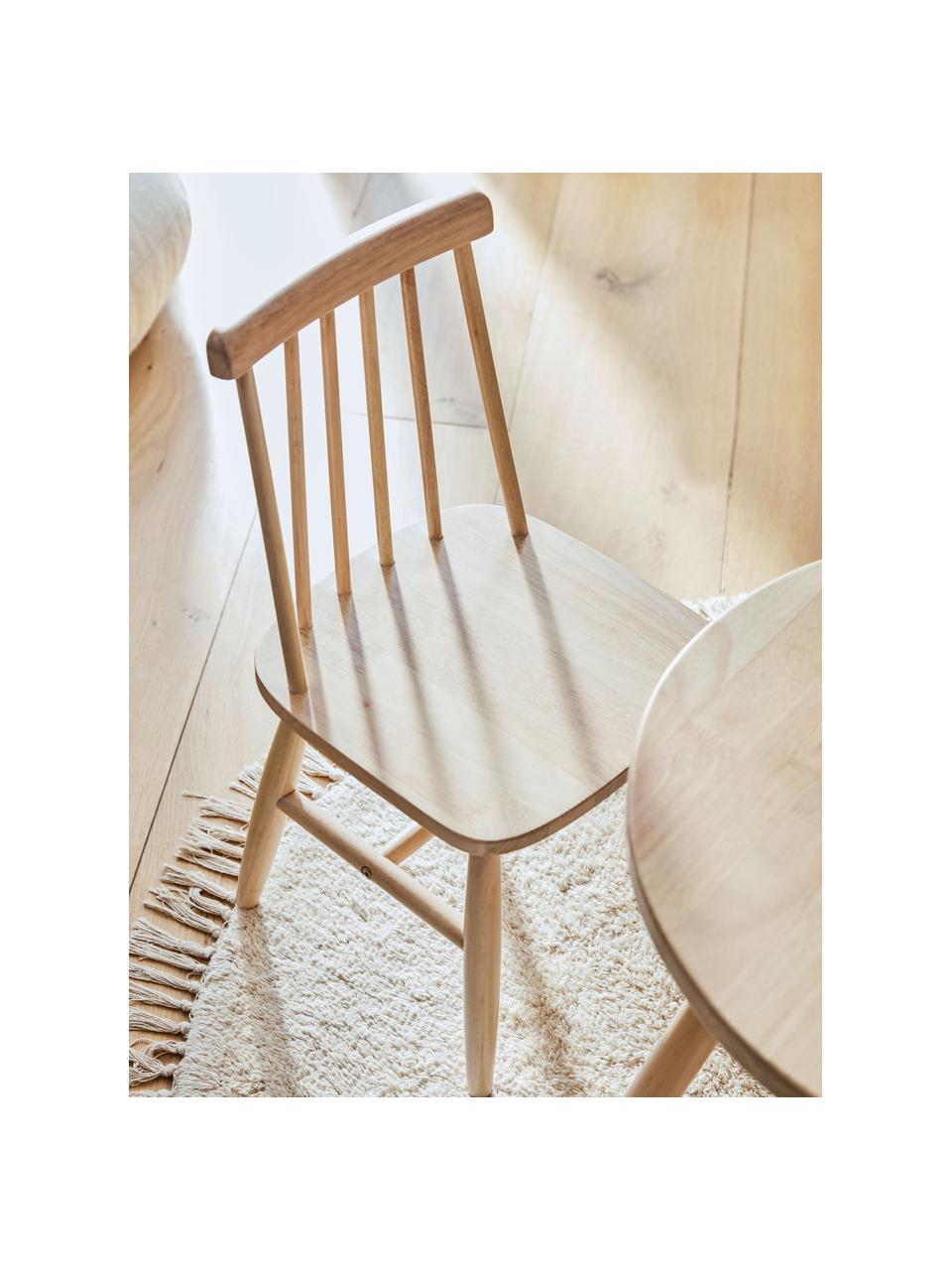 Chaise en bois d'hévéa pour enfant Tressia, Bois d'hévéa, Bois d'hévéa, larg. 30 x prof. 30 cm