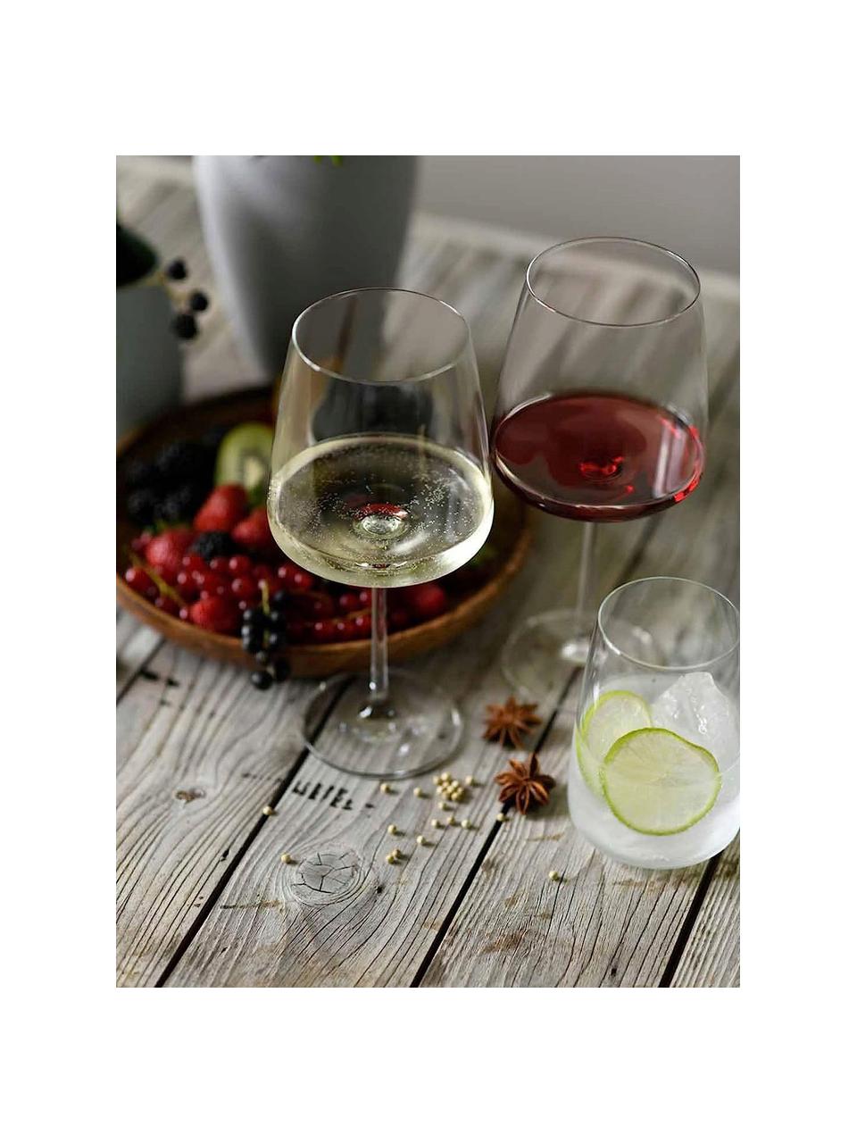 Krištáľové poháre na víno Vivid Senses, 2 ks, Tritanové krištáľové sklo, Priehľadná, Ø 11 x V 23 cm, 710 ml