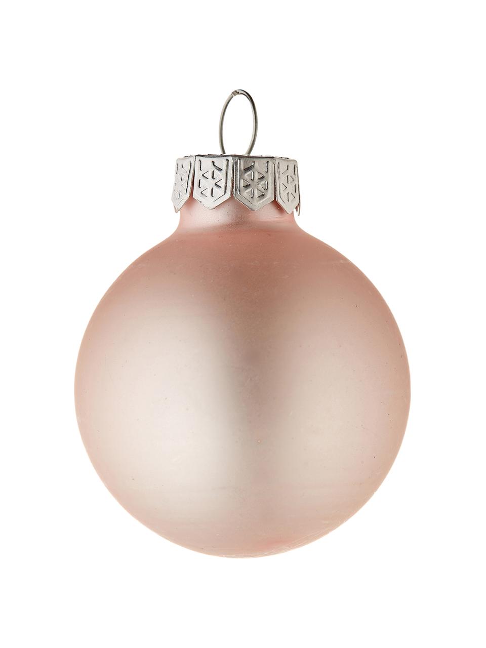 Bolas de Navidad minis Evergreen Ø 4 cm, 16 uds., Rosa, Ø 4 cm