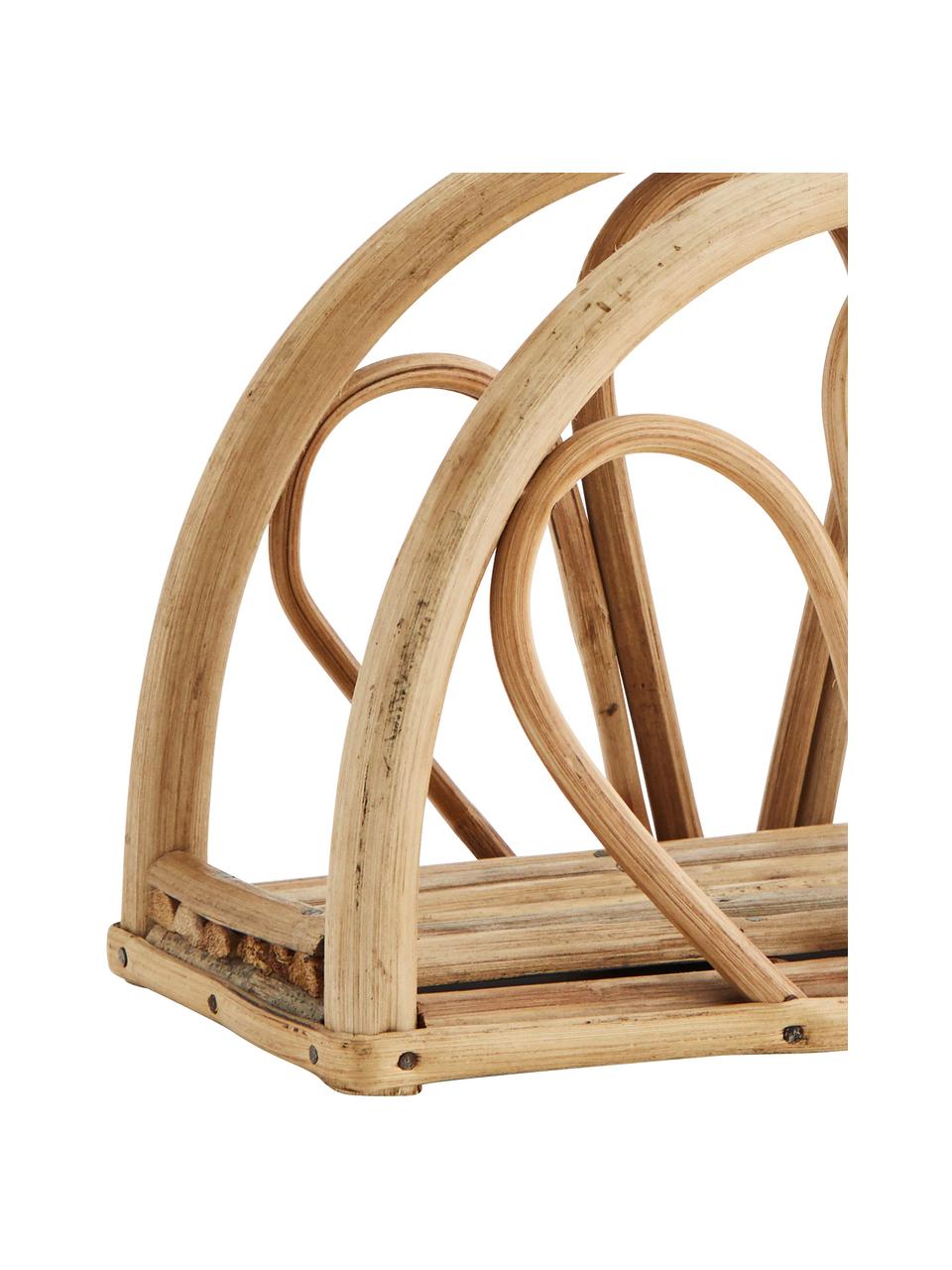 Portatovaglioli in bambù Gina, Bambù, Legno chiaro, Larg. 20 x Alt. 13 cm