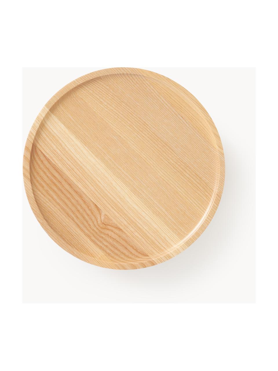 Dekorativní podnos z jasanového dřeva Keoni, Lakované jasanové dřevo

Tento produkt je vyroben z udržitelných zdrojů dřeva s certifikací FSC®., Jasanové dřevo, Ø 30 cm