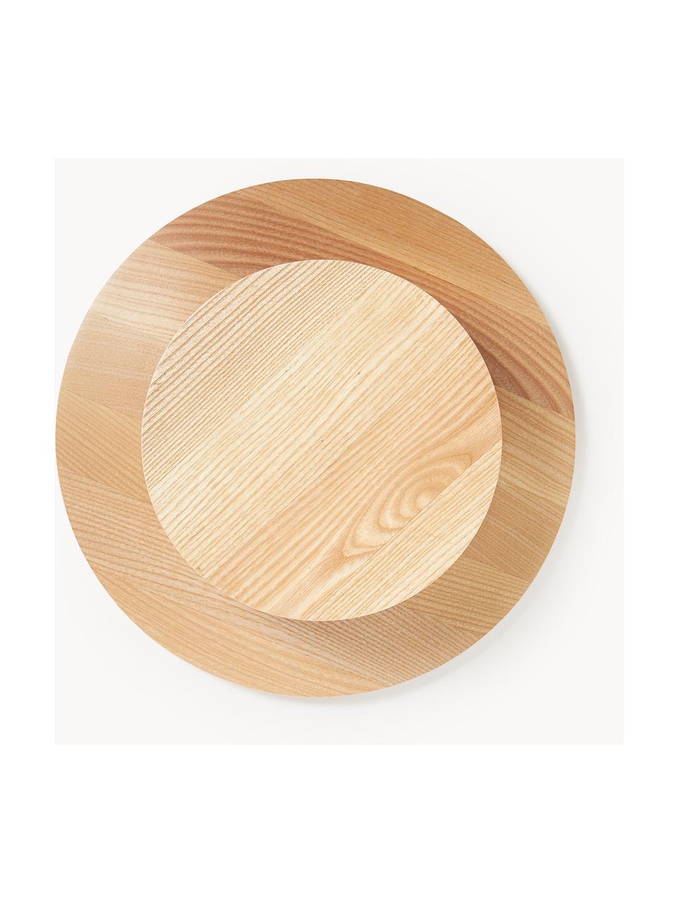 Dekorativní podnos z jasanového dřeva Keoni, Lakované jasanové dřevo

Tento produkt je vyroben z udržitelných zdrojů dřeva s certifikací FSC®., Jasanové dřevo, Ø 30 cm