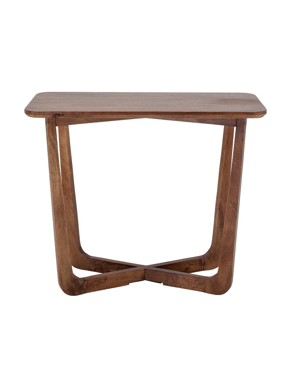 Consola de madera de mango Rine, Madera de mango, barnizada, Madera de mango, An 90 x Al 73 cm