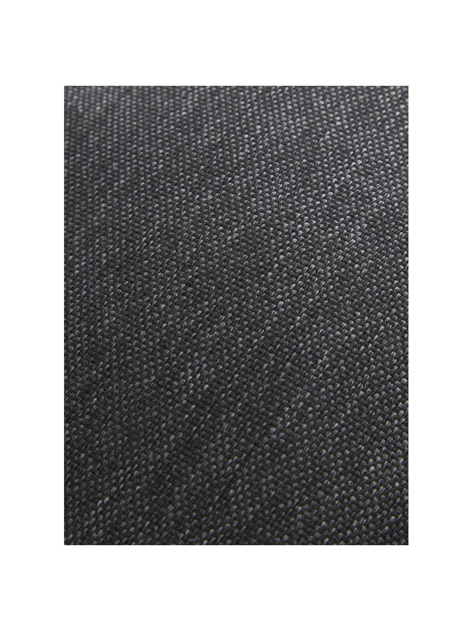 Cuscino da esterno grigio scuro Olef, 100% cotone, Grigio scuro, Larg. 30 x Lung. 50 cm