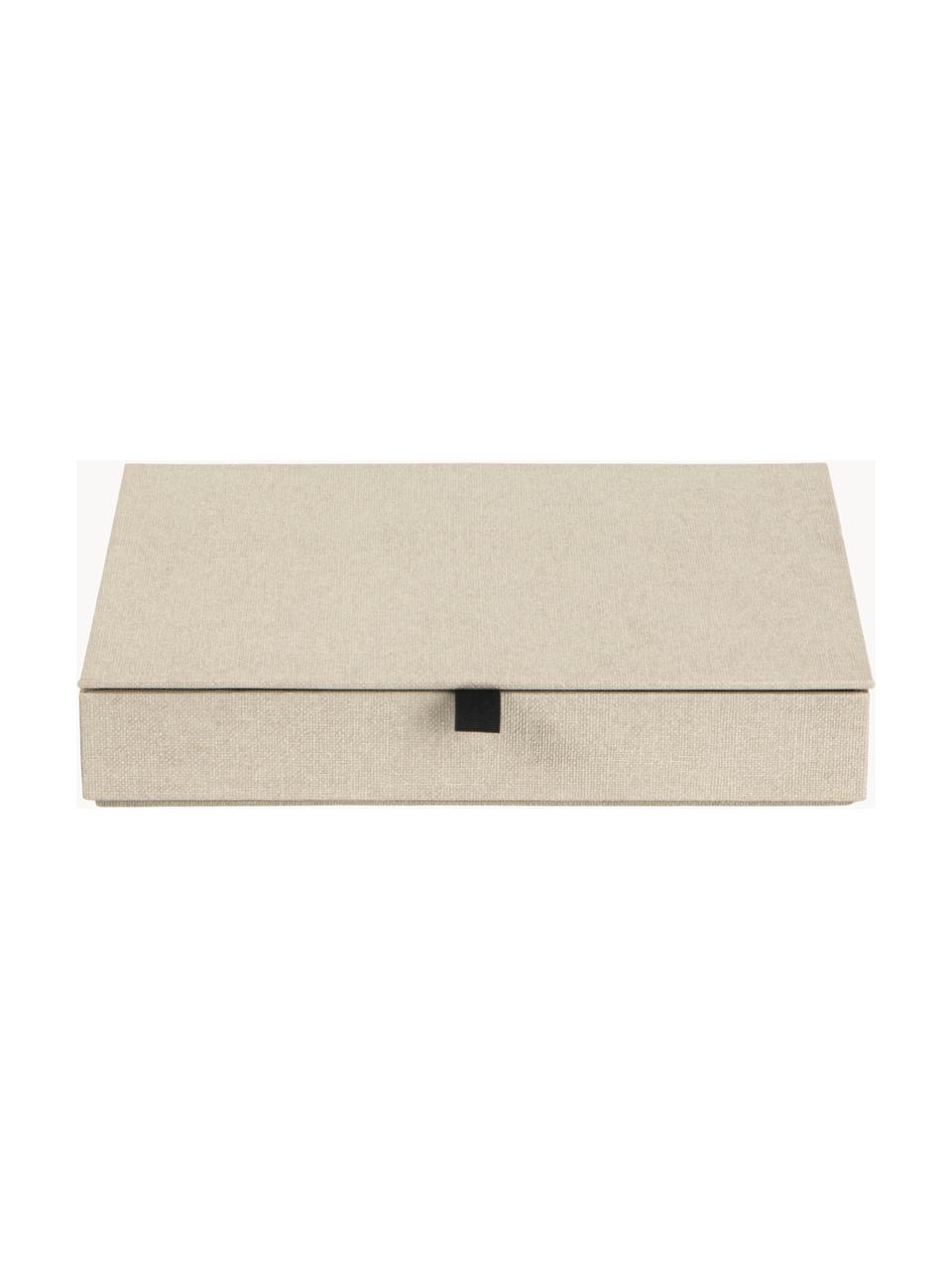 Joyero Precious, Cartón resistente, Beige claro, An 27 x F 19 cm