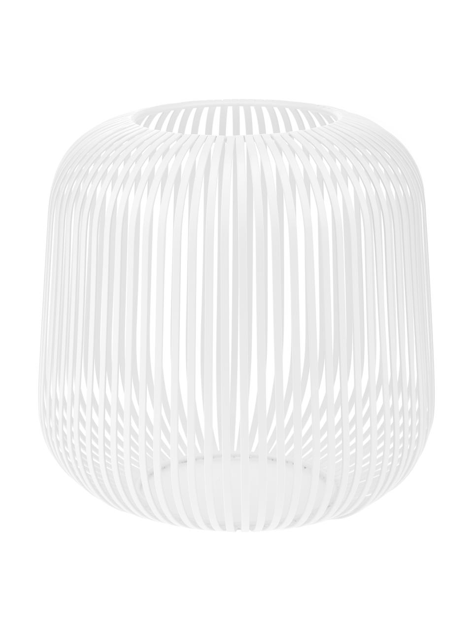 Farolillo Lito, Metal recubierto, Blanco, Ø 28 x Al 27 cm