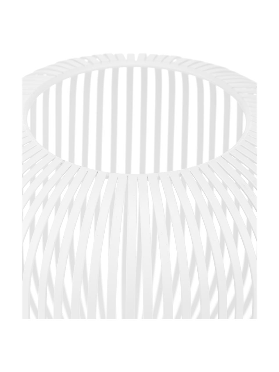 Farolillo Lito, Metal recubierto, Blanco, Ø 28 x Al 27 cm