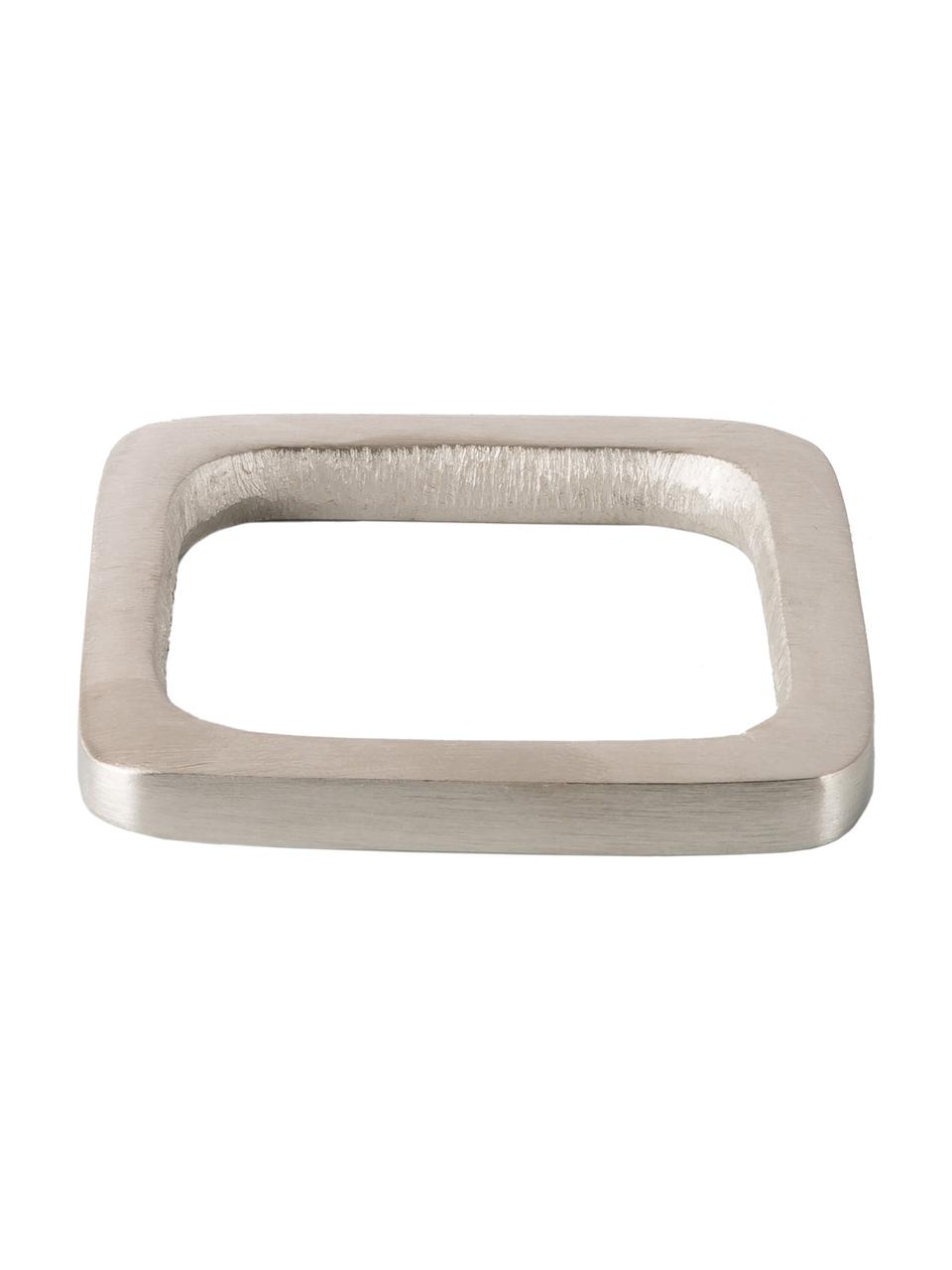 Ronds de serviette de table Squark, 4 pièces, Nickel