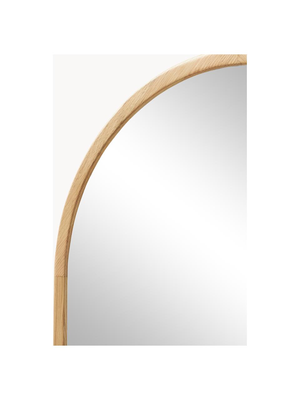 Ganzkörperspiegel Levan mit Eichenholzrahmen, Rahmen: Eichenholz, Rückseite: Mitteldichte Holzfaserpla, Spiegelfläche: Spiegelglas Dieses Produk, Eichenholz, B 65 x H 170 cm