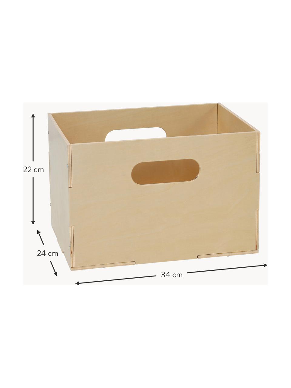 Boîte de rangement en bois Kiddo, Placage en bois de bouleau

Ce produit est fabriqué à partir de bois certifié FSC® issu d'une exploitation durable, Bois clair, larg. 34 x prof. 24 cm