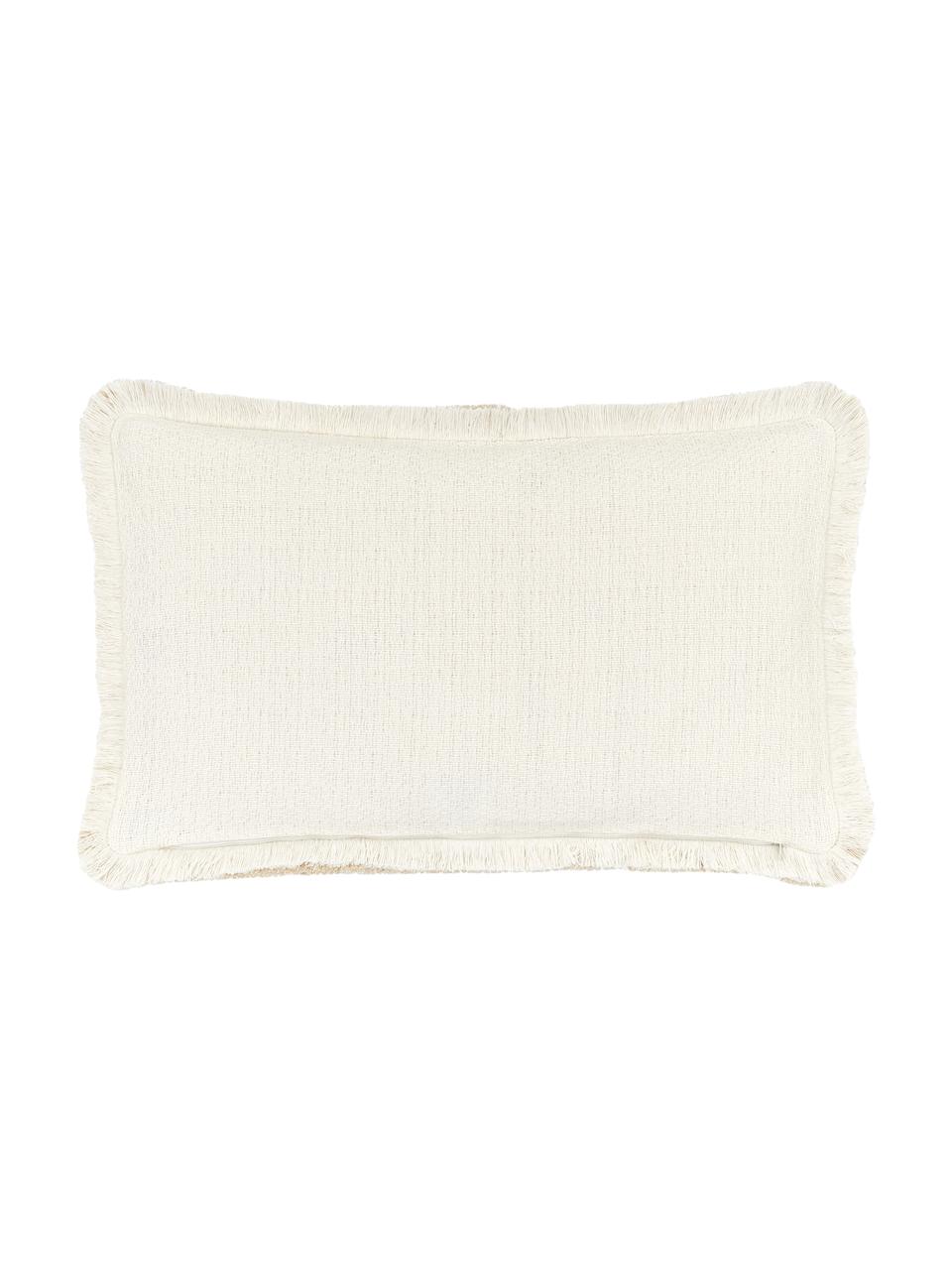 Funda de cojín Loran, 100% algodón, Beige, An 30 x L 50 cm