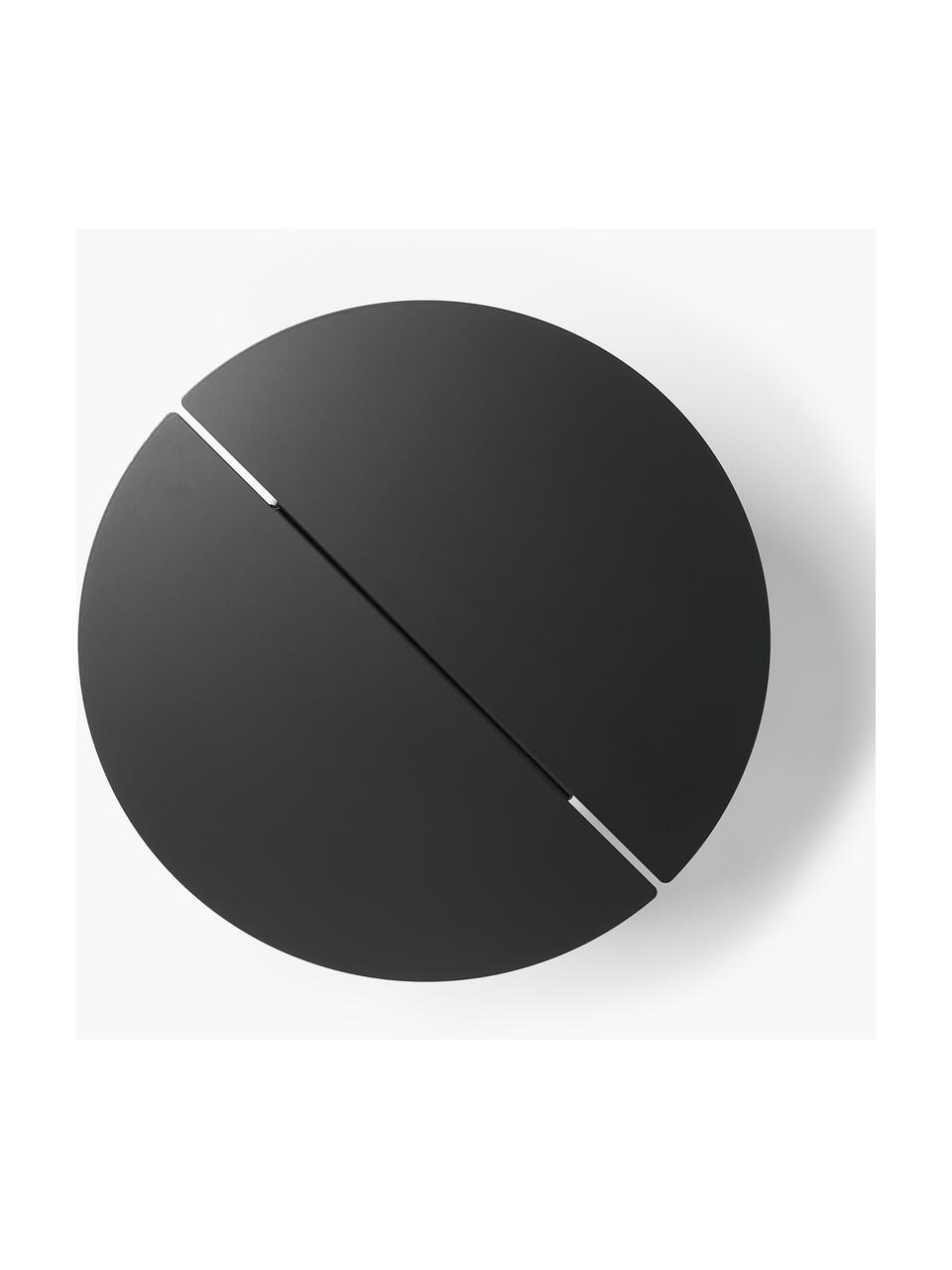 Okrúhly pomocný stolík Oru, Nehrdzavejúca oceľ, práškový náter, Čierna, Ø 50 x V 40 cm