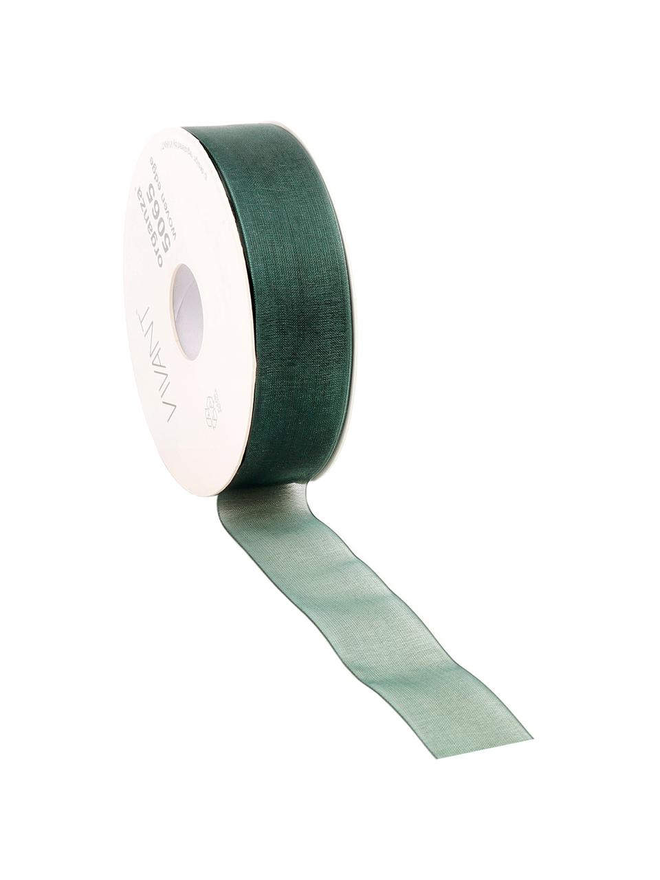 Geschenkband Origo, Polyester, Grün, B 3 x L 5000 cm