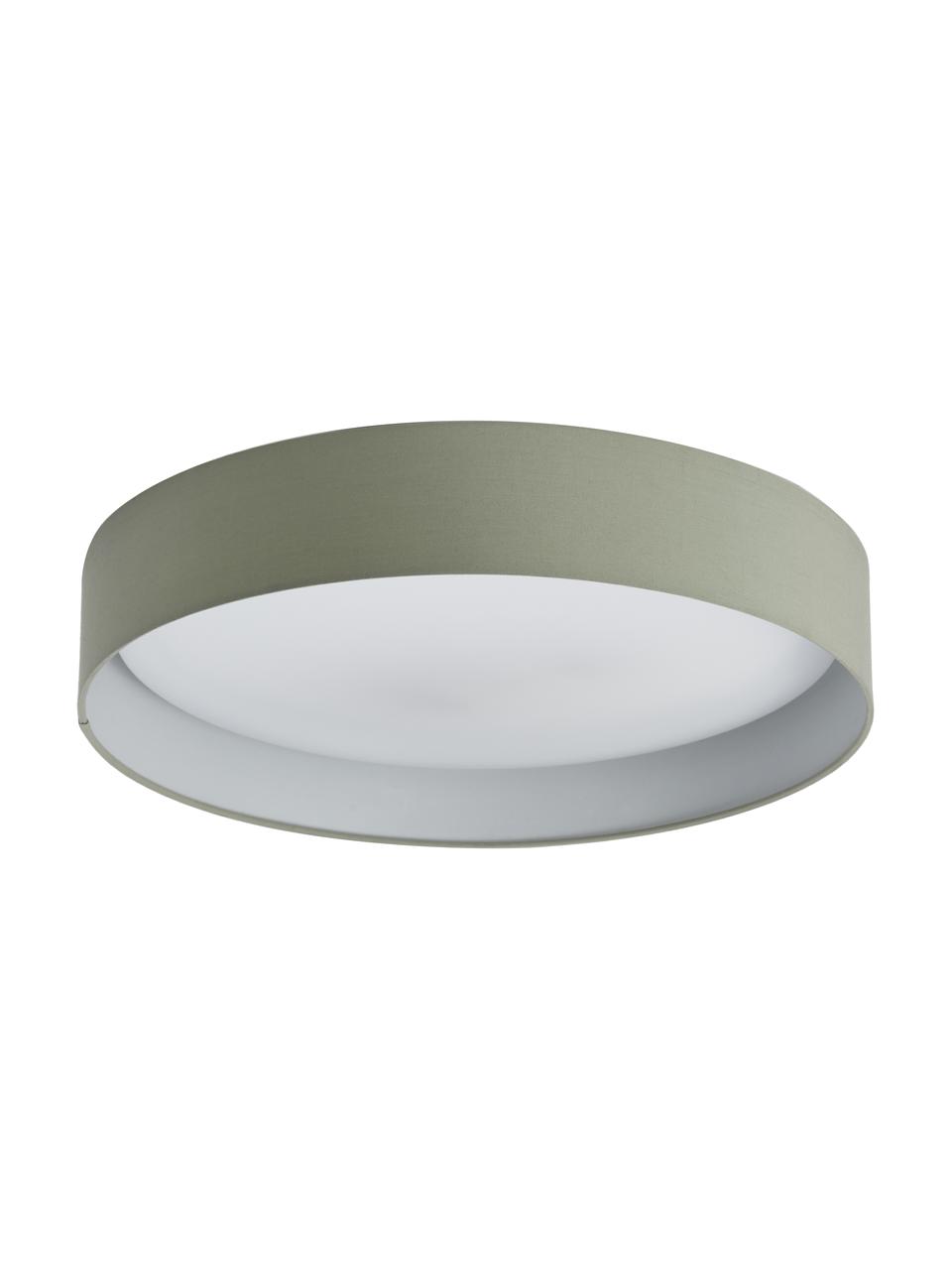 Plafoniera a LED Helen, Struttura: metallo, Verde oliva, Ø 35 x Alt. 7 cm