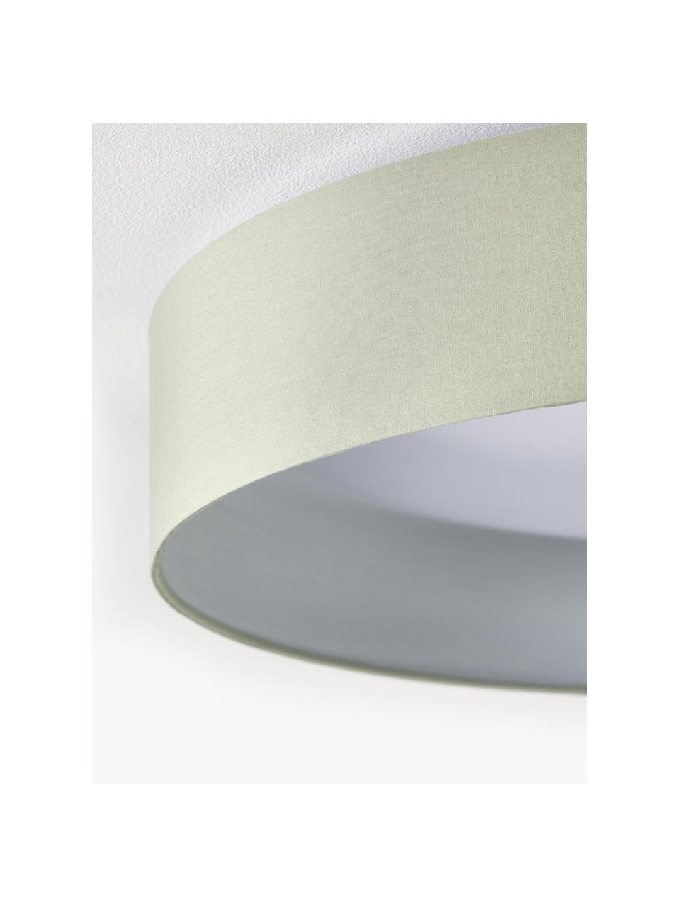 Plafoniera a LED Helen, Struttura: metallo, Verde oliva, Ø 52 x Alt. 11 cm