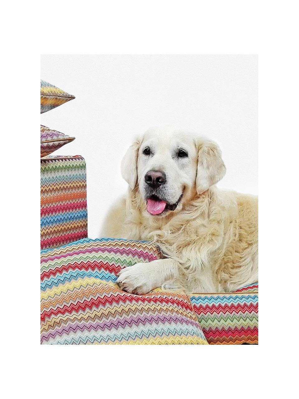 Hondenmand Zik Zak, verschillende formaten, Bekleding: 45% katoen, 35% polyester, Meerkleurig, B 70 x D 50 cm