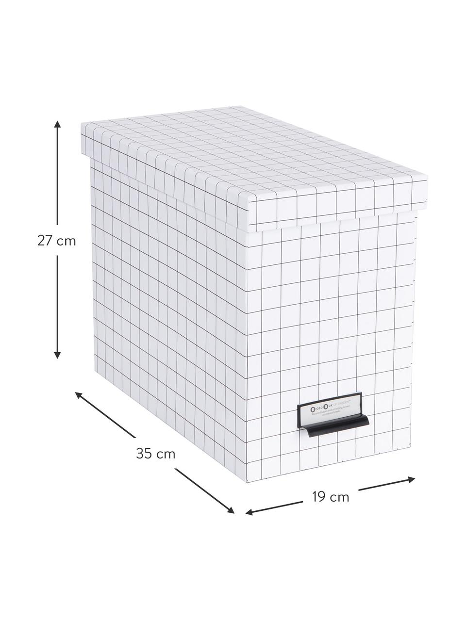 Caja organizadora Jahan, 9 pzas., Caja: cartón laminado macizo (1, Blanco, negro, An 19 x Al 27 cm