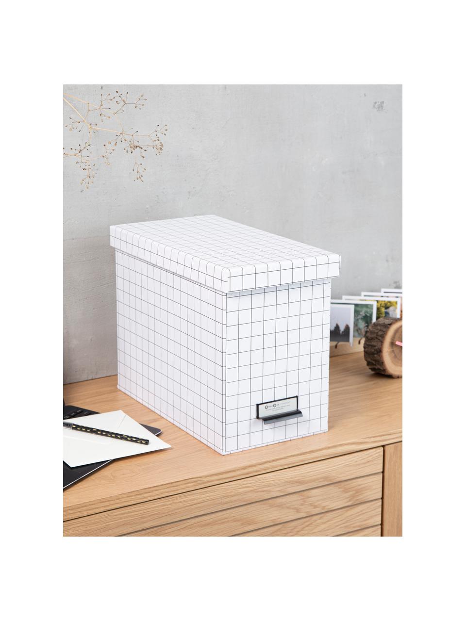 Caja organizadora Jahan, 9 pzas., Caja: cartón laminado macizo (1, Blanco, negro, An 19 x Al 27 cm