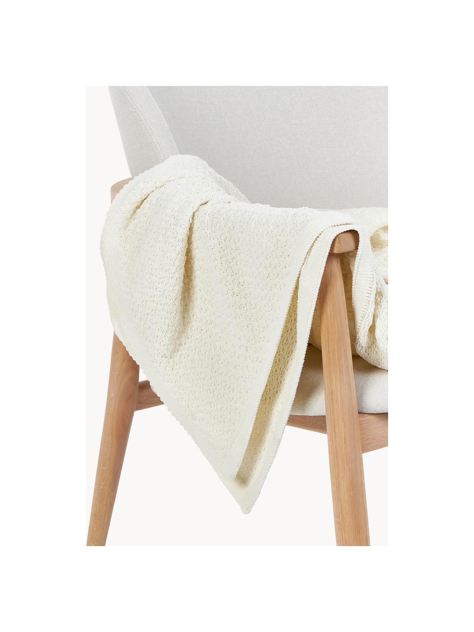 Couvre-lit en chenille Everly, 100 % polyester (recyclé), certifié GRS

Le matériau est certifié selon STANDARD 100 by OEKO-TEX®, 11.HIN.00050, Blanc cassé, larg. 150 x long. 200 cm