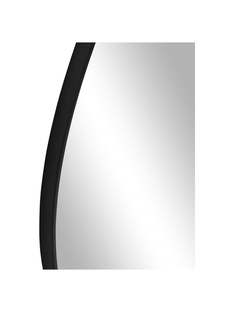 Nástěnné zrcadlo v organickém tvaru Anera, Černá, Š 93 cm, V 90 cm